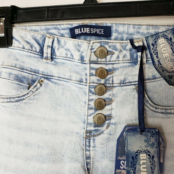 Blue Spice Youth Stretchy Cotton blend Size 0 NWT - Picture 3 of 9